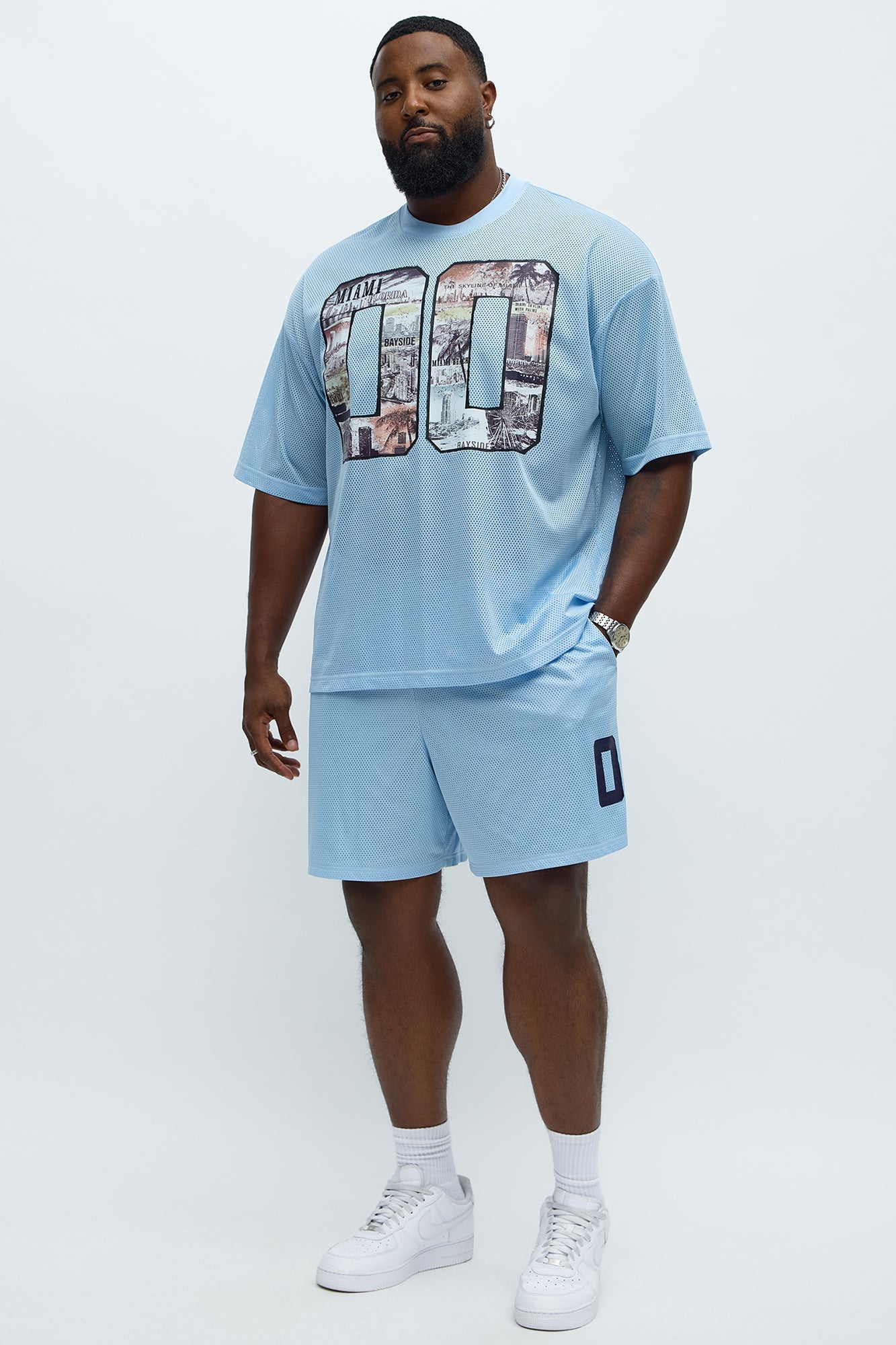 Relaxed LA To MIA Shorts - Blue