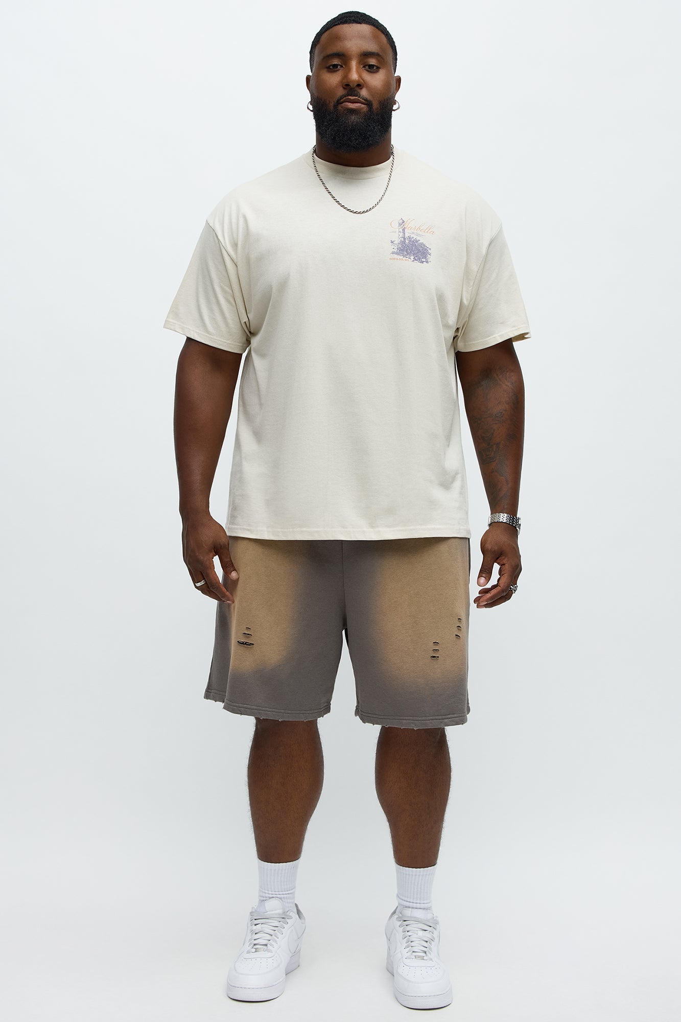 Tyson Dont Fade Relaxed Shorts - Grey