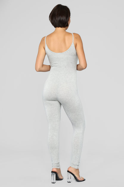 Nova Season Jumpsuit - Heather Grey