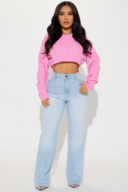 Promenade Dates Sweater - Pink