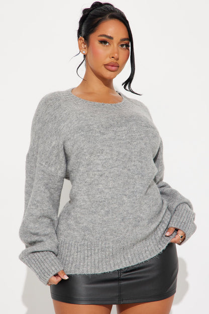 Laylin Sweater - Heather Grey