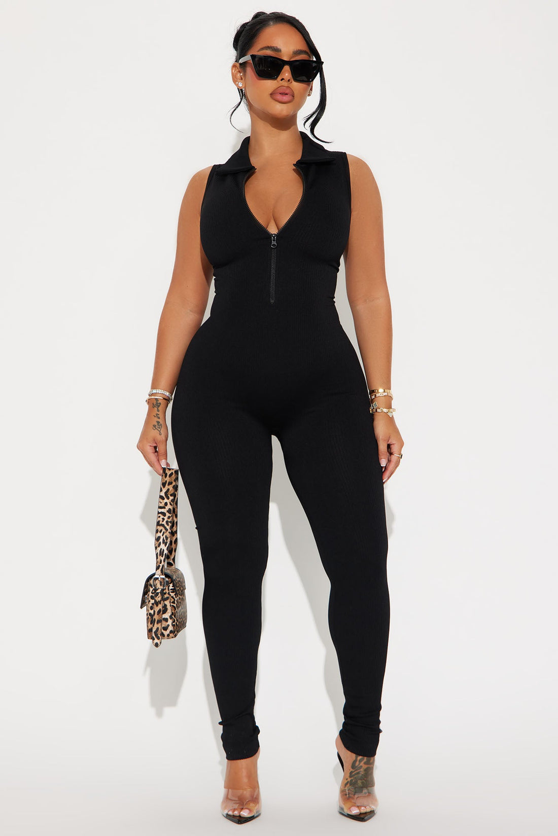 Brynne Seamless Jumpsuit - Black