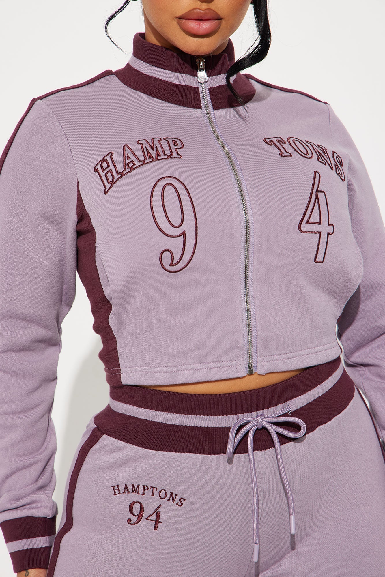 Hamptons 94 Track Pant Set - Purple