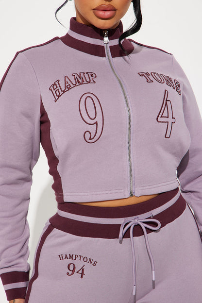 Hamptons 94 Track Pant Set - Purple