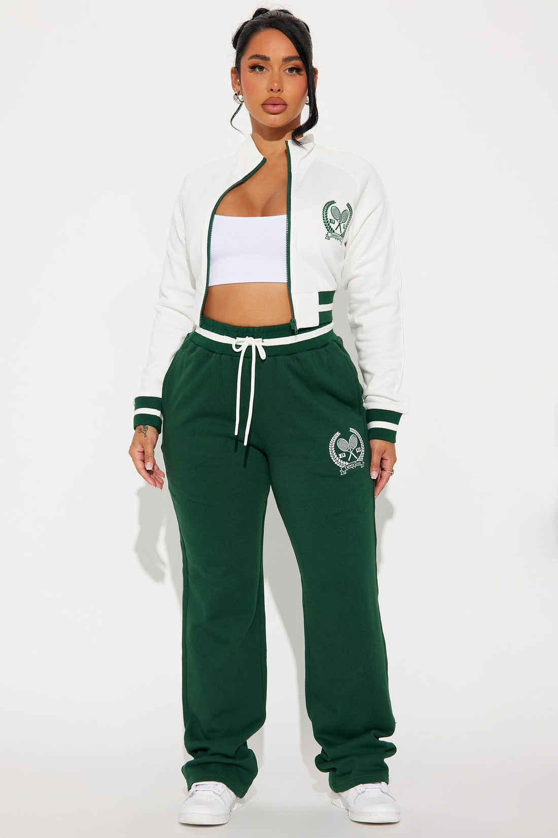 Tennis Club Track Pant Set - Hunter