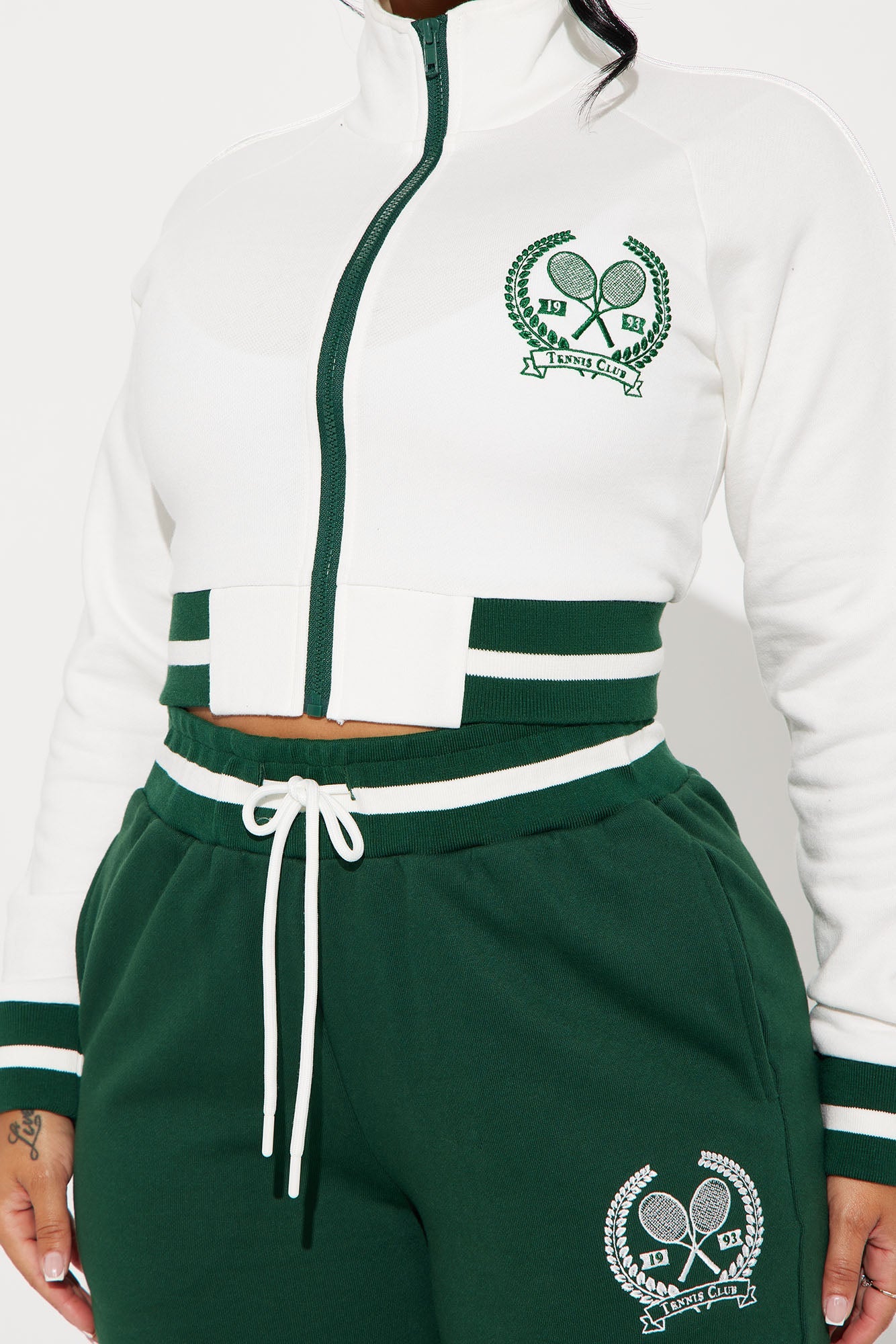 Tennis Club Track Pant Set - Hunter