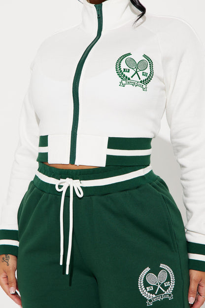 Tennis Club Track Pant Set - Hunter