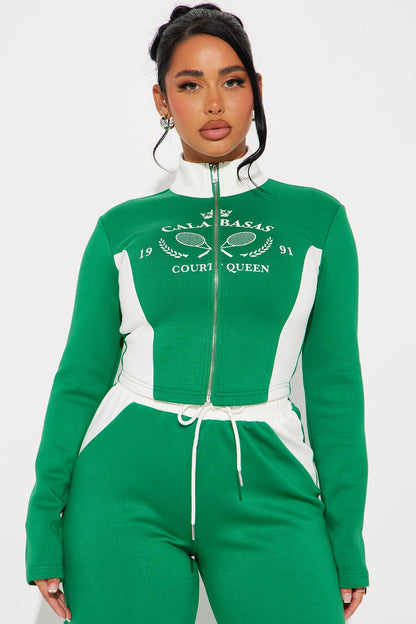Calabasas Track Pant Set - Kelly Green