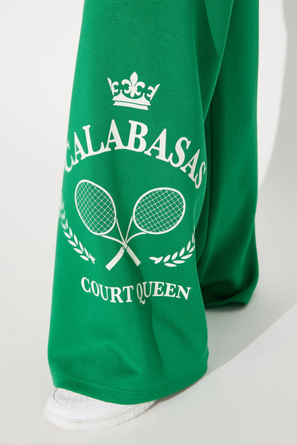 Calabasas Track Pant Set - Kelly Green