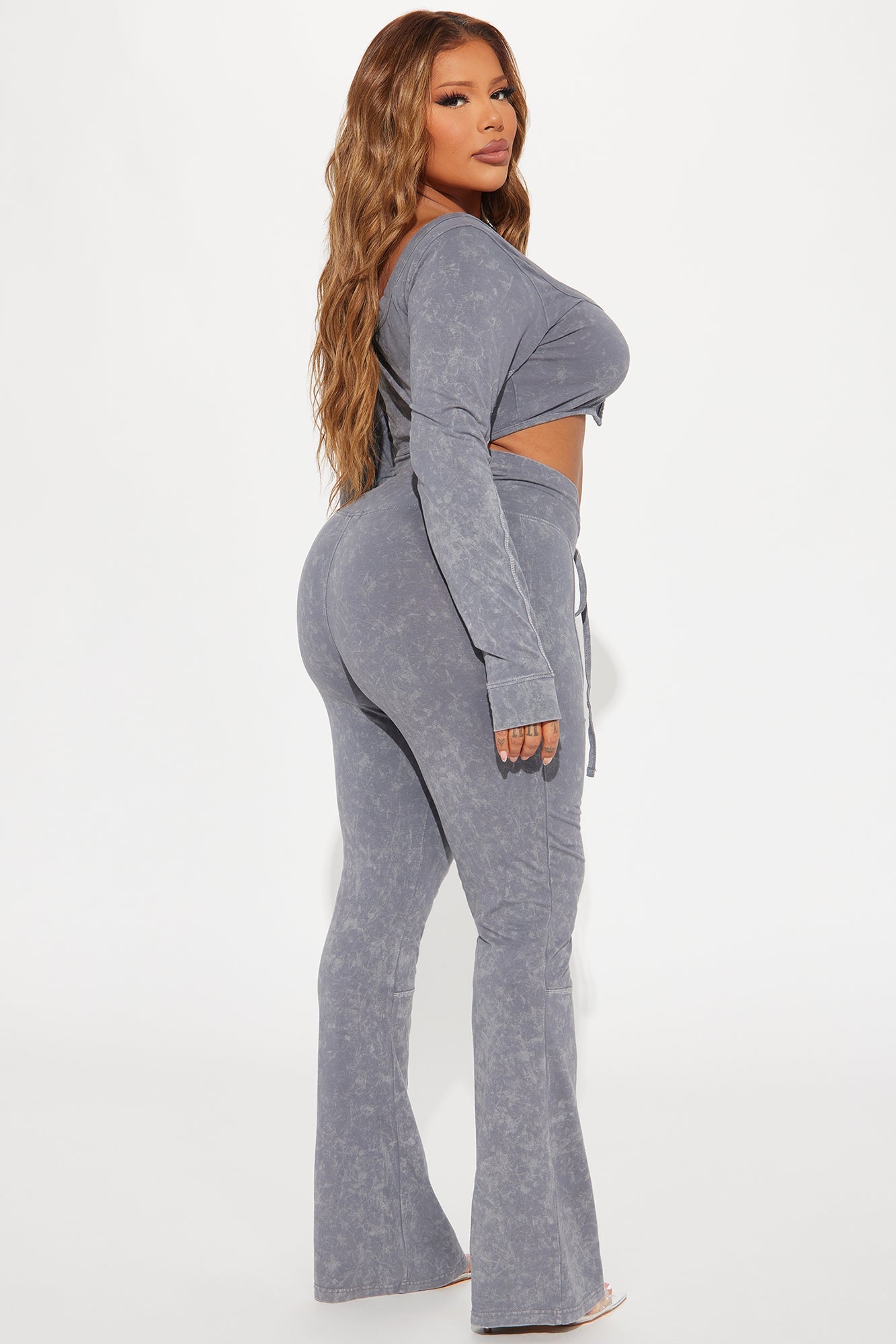 Too Chill Pant Set - Grey