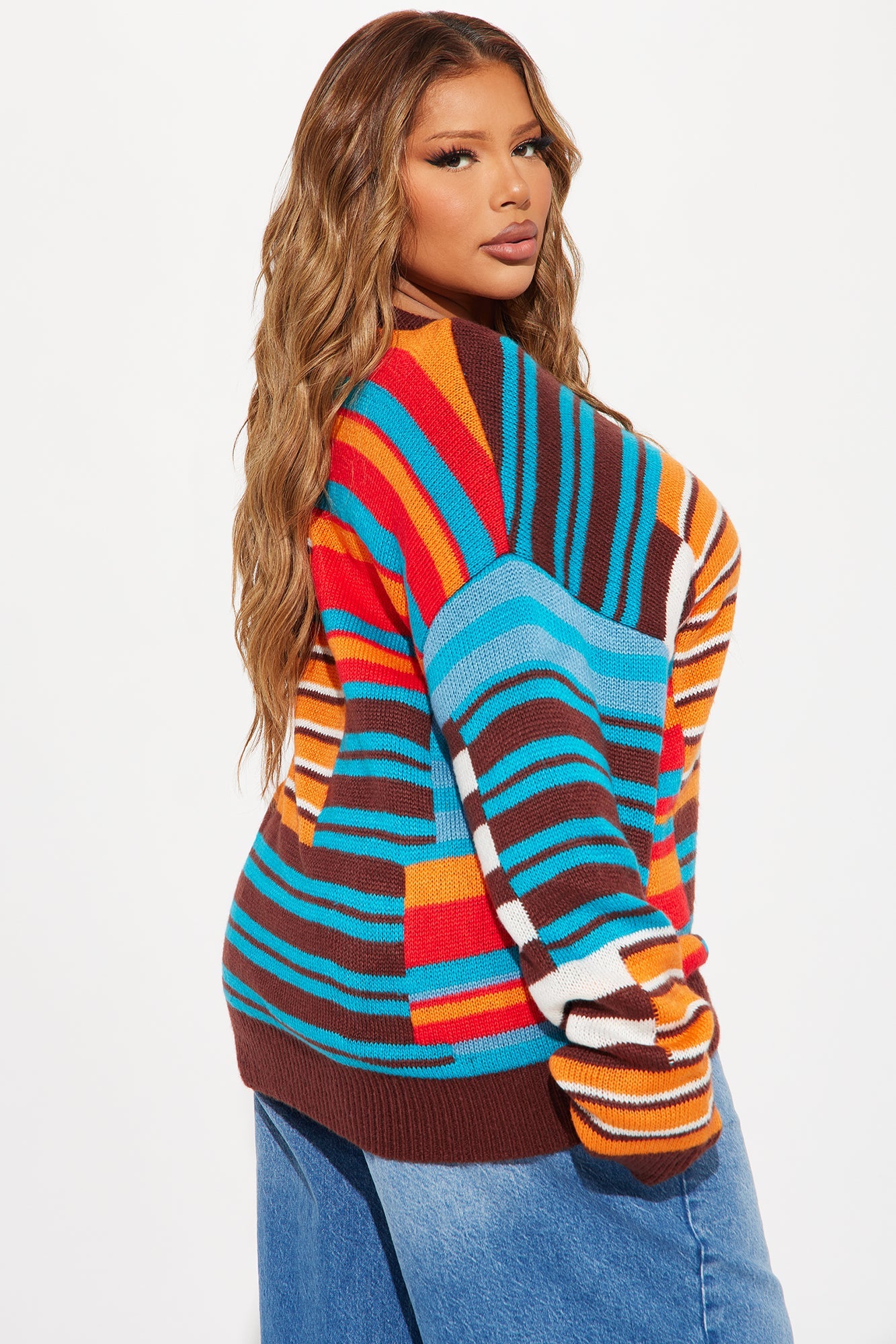 Venice Striped Sweater - Multi Color