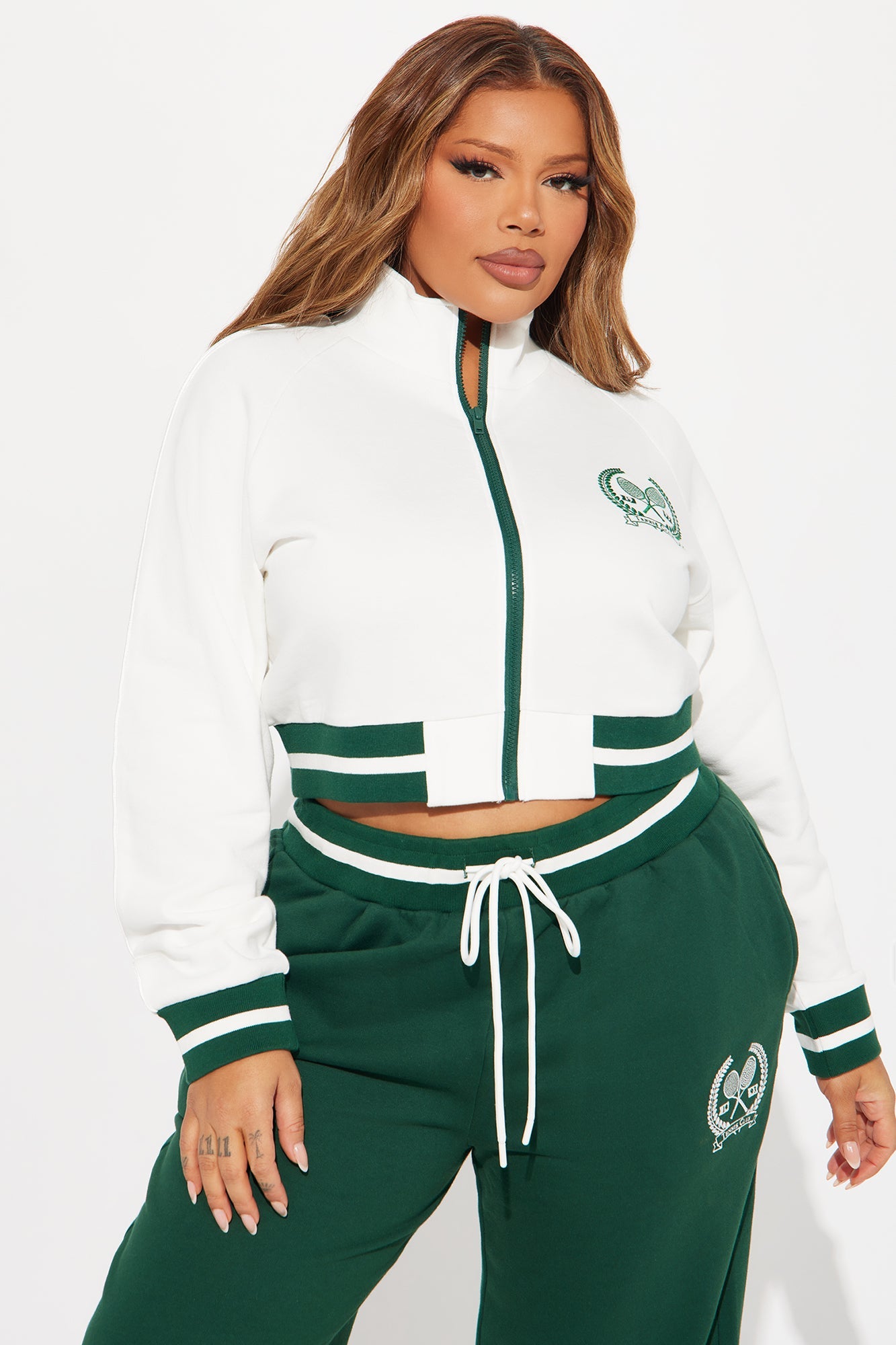 Tennis Club Track Pant Set - Hunter
