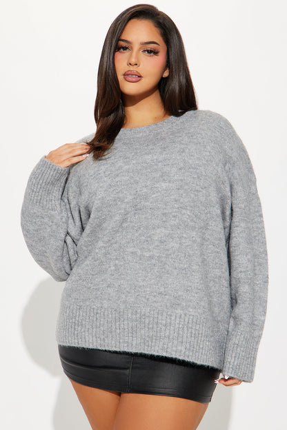 Laylin Sweater - Heather Grey