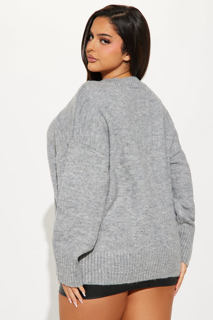Laylin Sweater - Heather Grey
