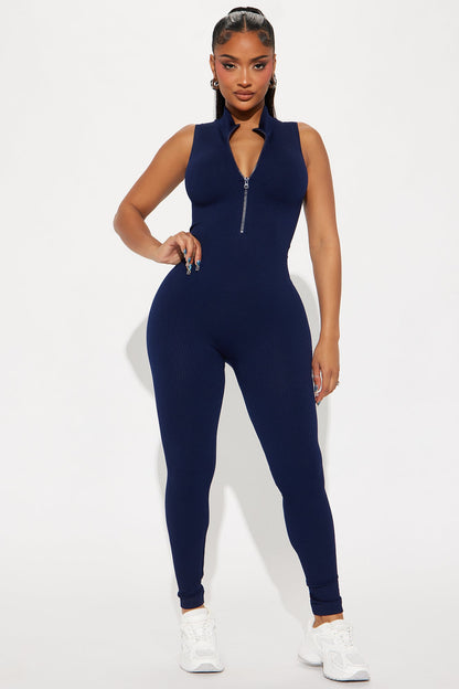 Johanna Seamless Jumpsuit - Navy