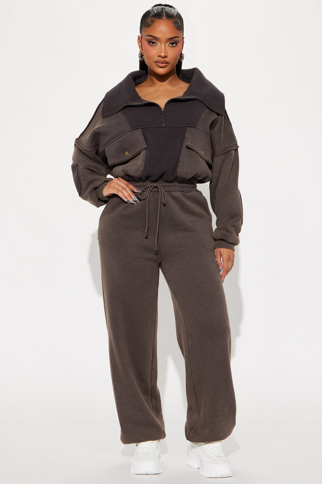 My Turn Jumpsuit - Charcoal