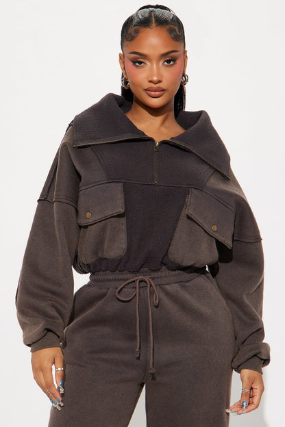 My Turn Jumpsuit - Charcoal