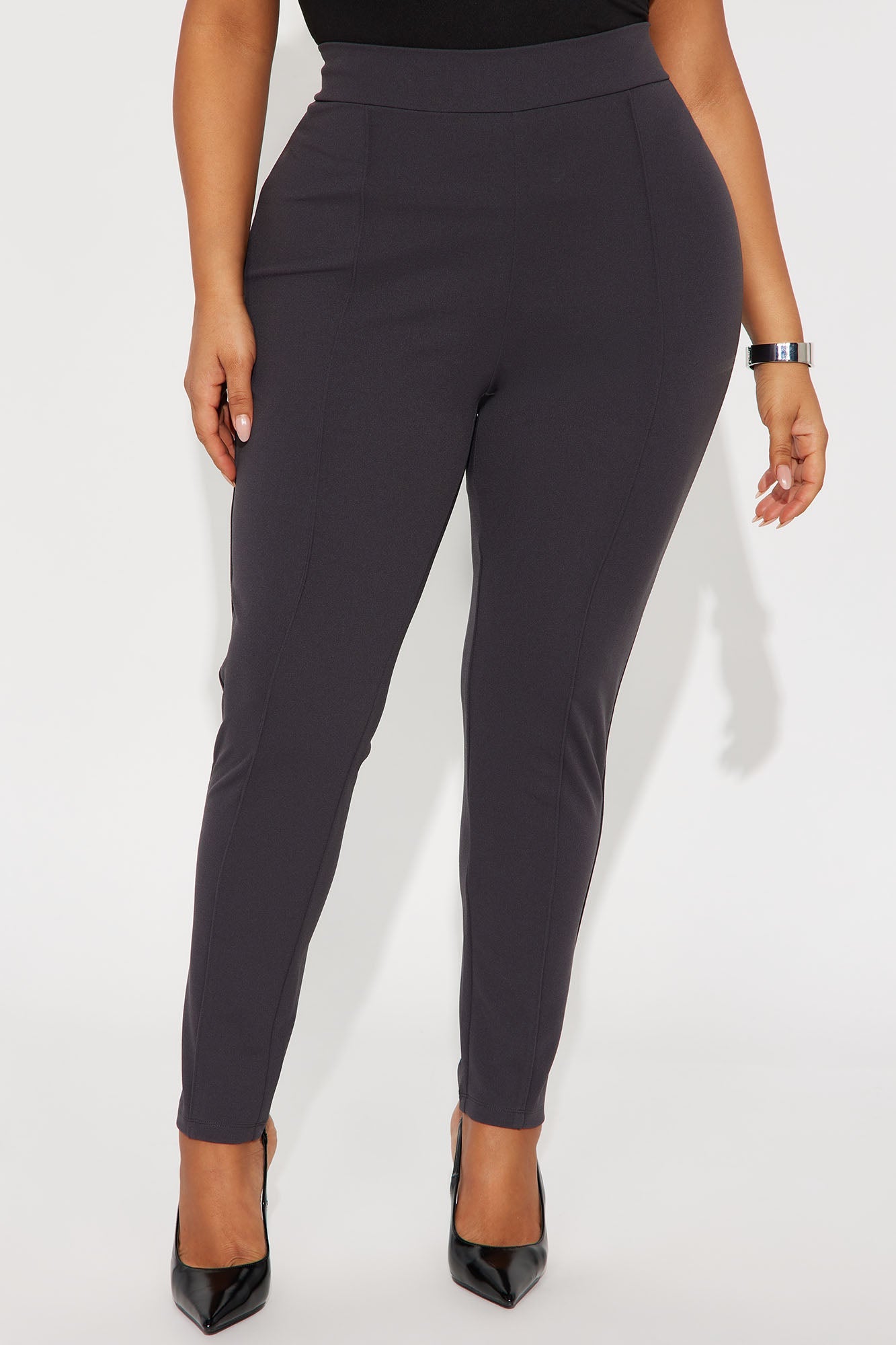 Vicky Skinny Pant - Charcoal