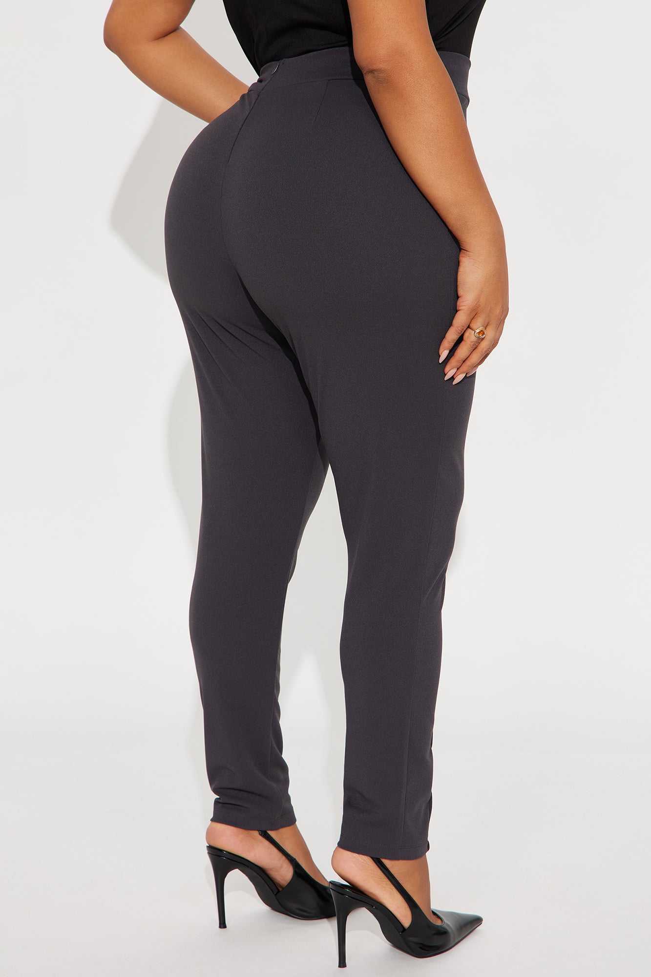 Vicky Skinny Pant - Charcoal