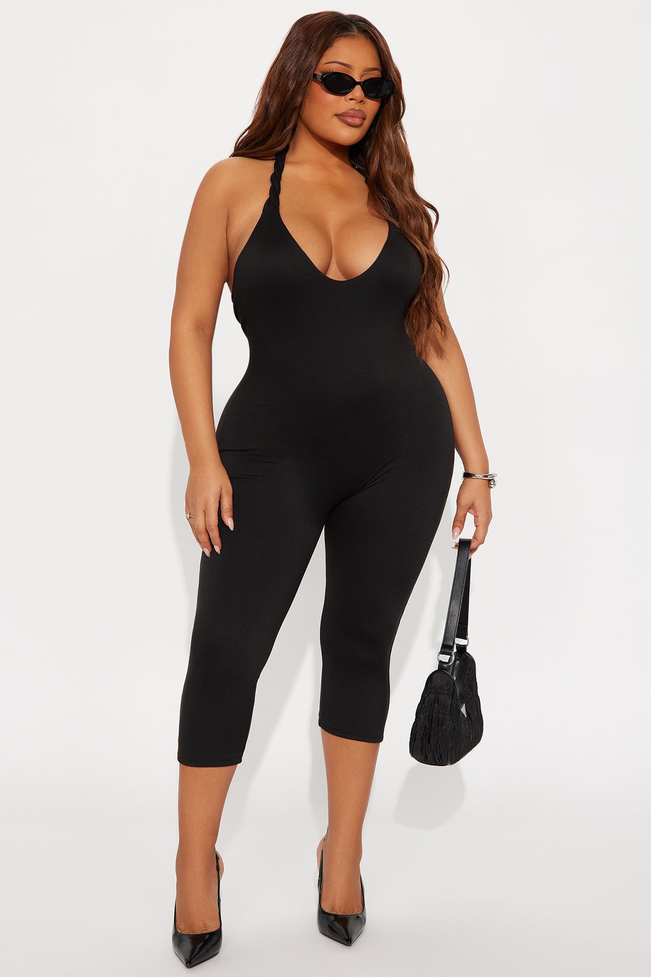Endless Memories Capri Jumpsuit - Black