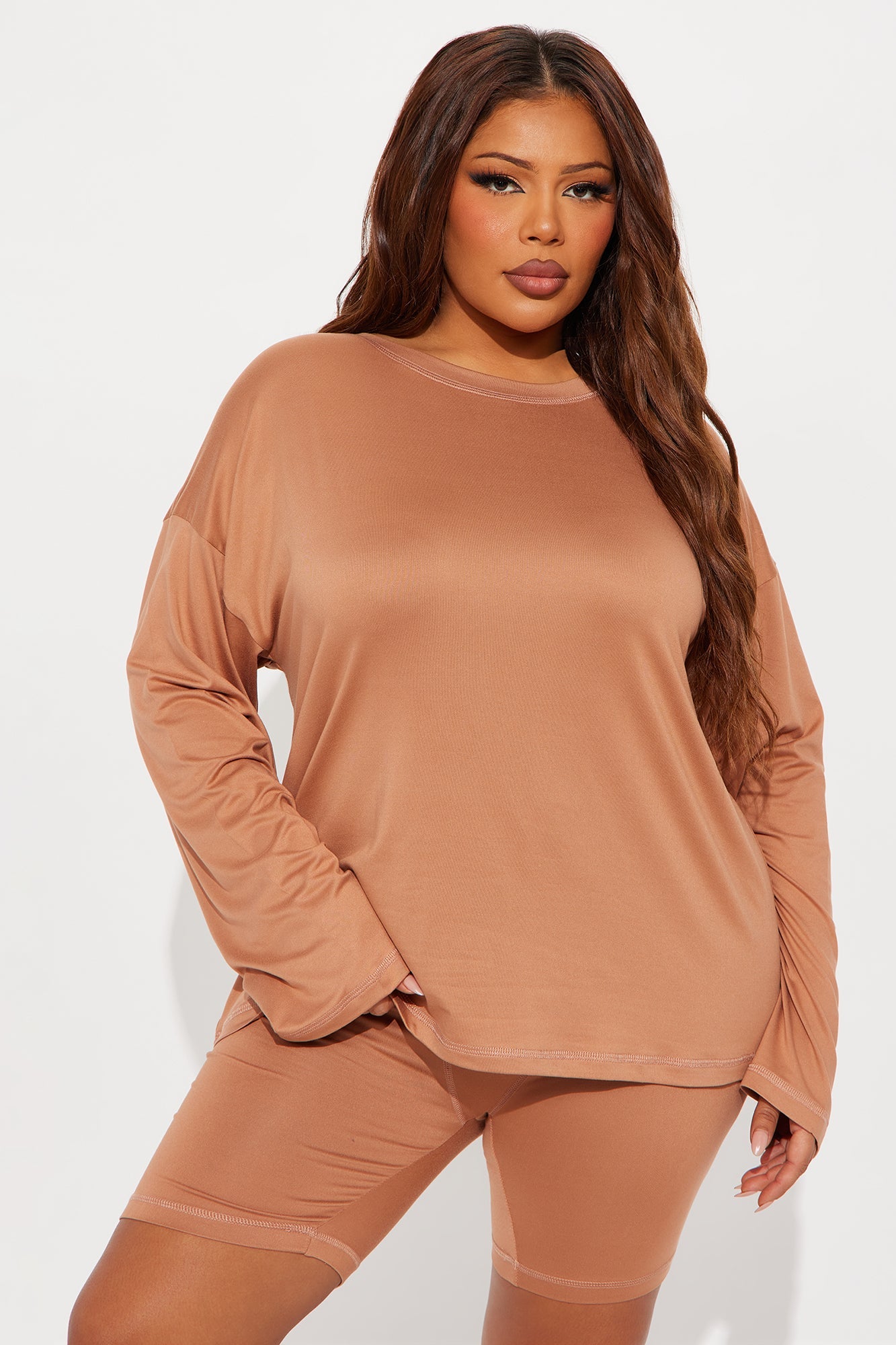 Me And You PJ Boxer Short Set - Mocha