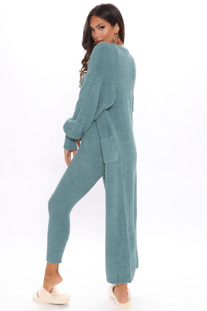 Living In It 3 Piece Legging Set - Teal