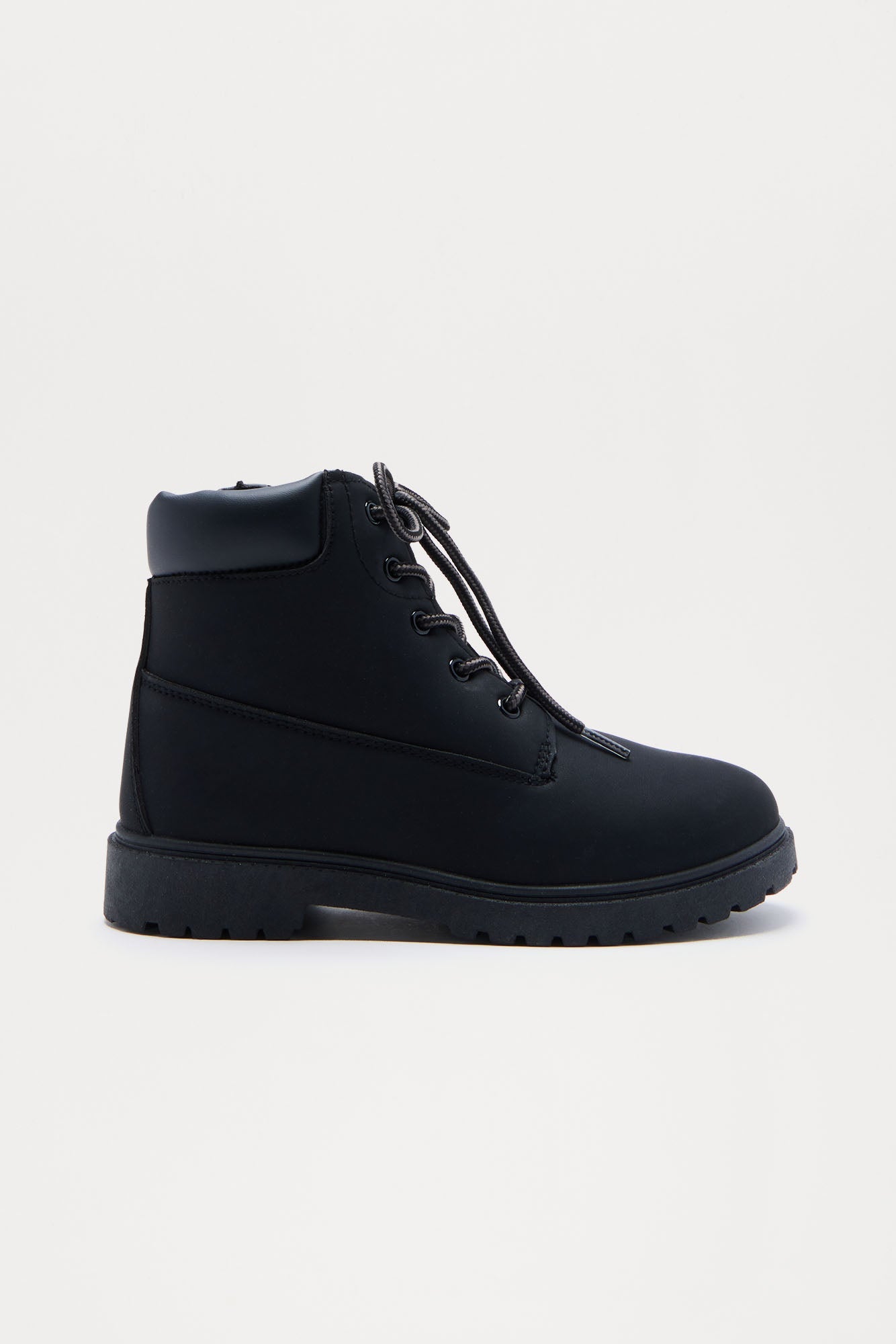 Mini Phillip Lace Up Boots - Black