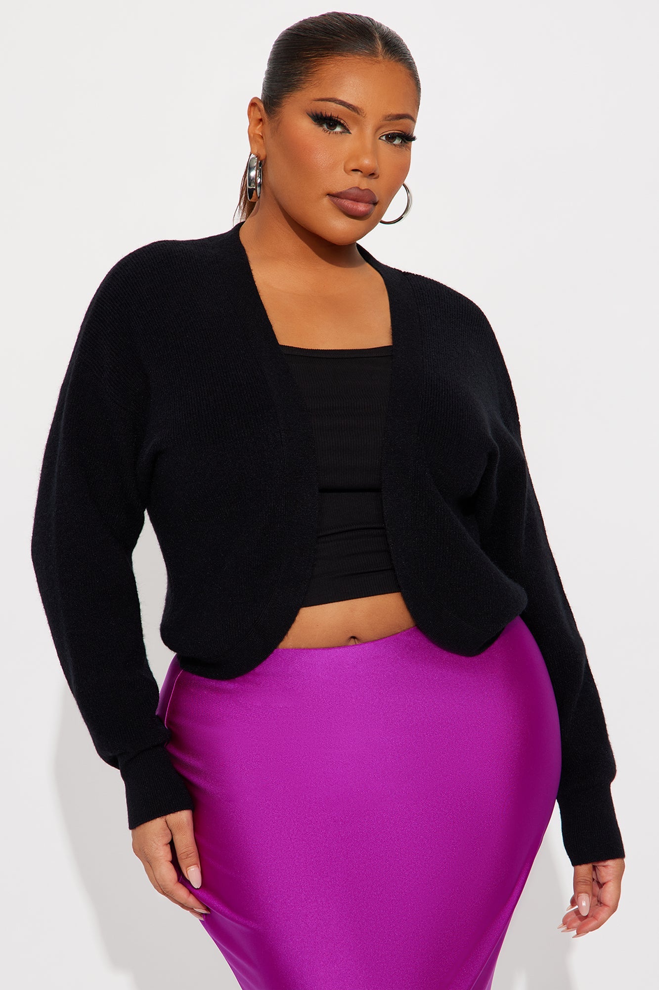 Ocean Breeze Shrug Sweater - Black