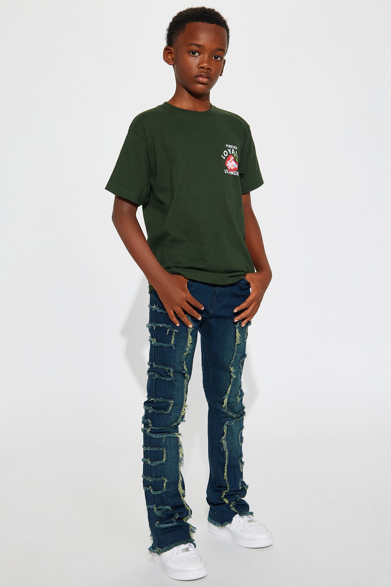 Mini So Clean Stacked Denim Jeans - Vintage Wash