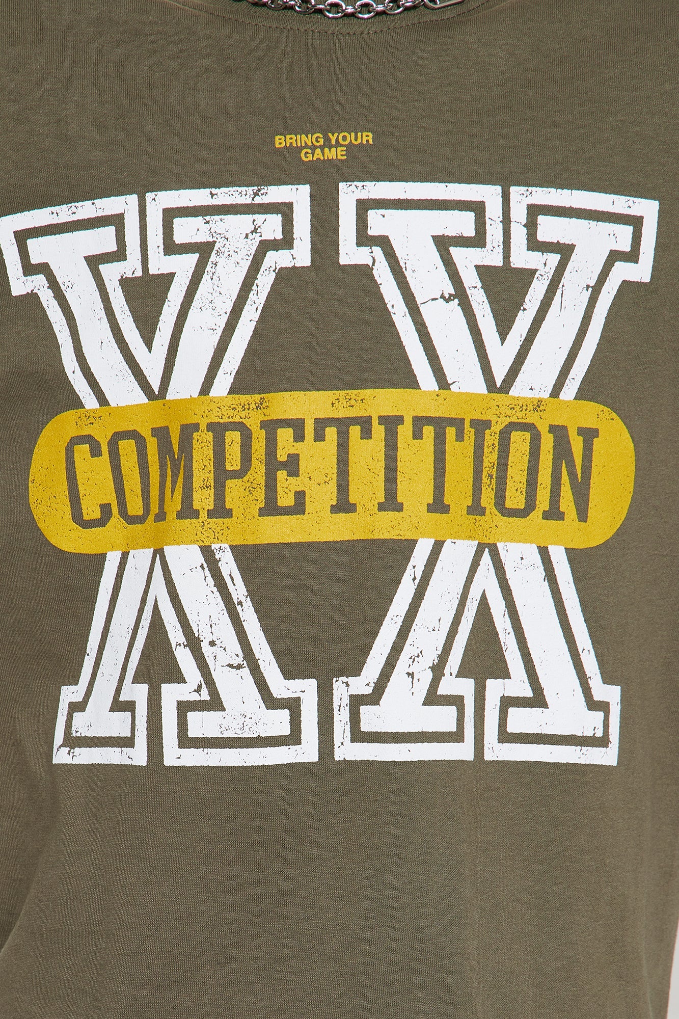 Mini Competition Front/Back Short Sleeve Tee - Olive
