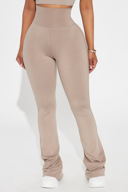 Break A Sweat Active Yoga Pant - Taupe