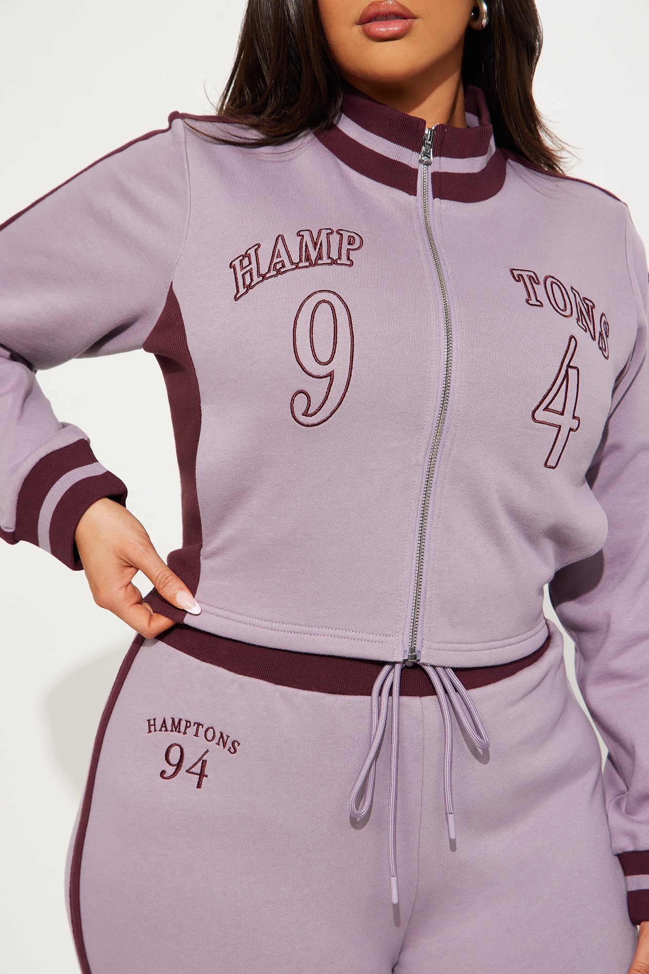 Hamptons 94 Track Pant Set - Purple