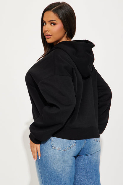 Candice Lounge Hoodie - Black
