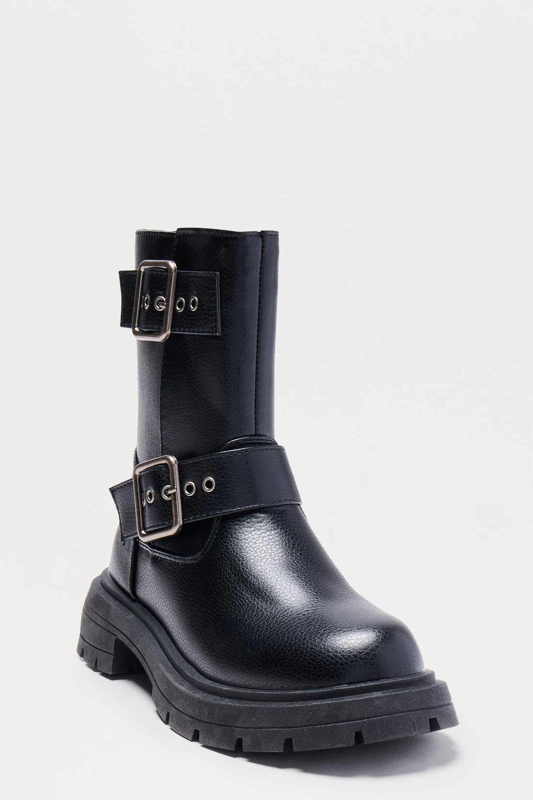Osaka Buckle Boots - Black
