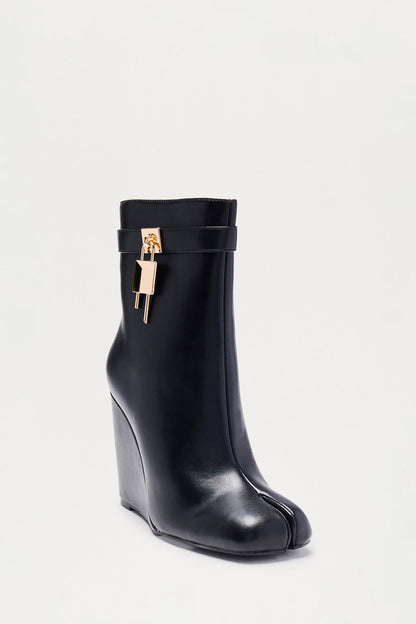 Oliver Tabi Wedge Booties - Black