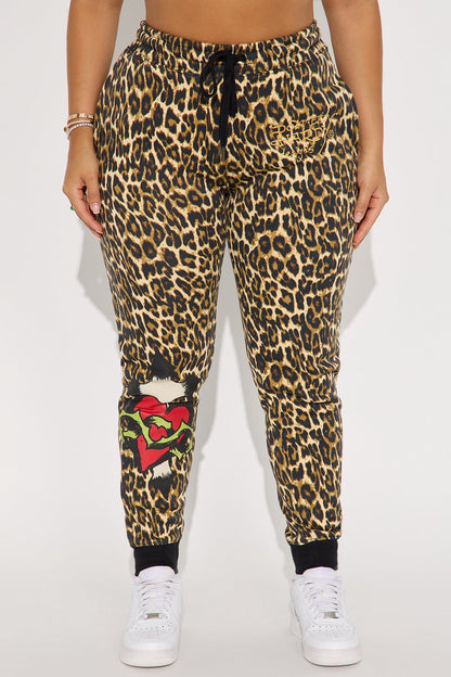 Ed Hardy Leopard Love Jogger - Leopard