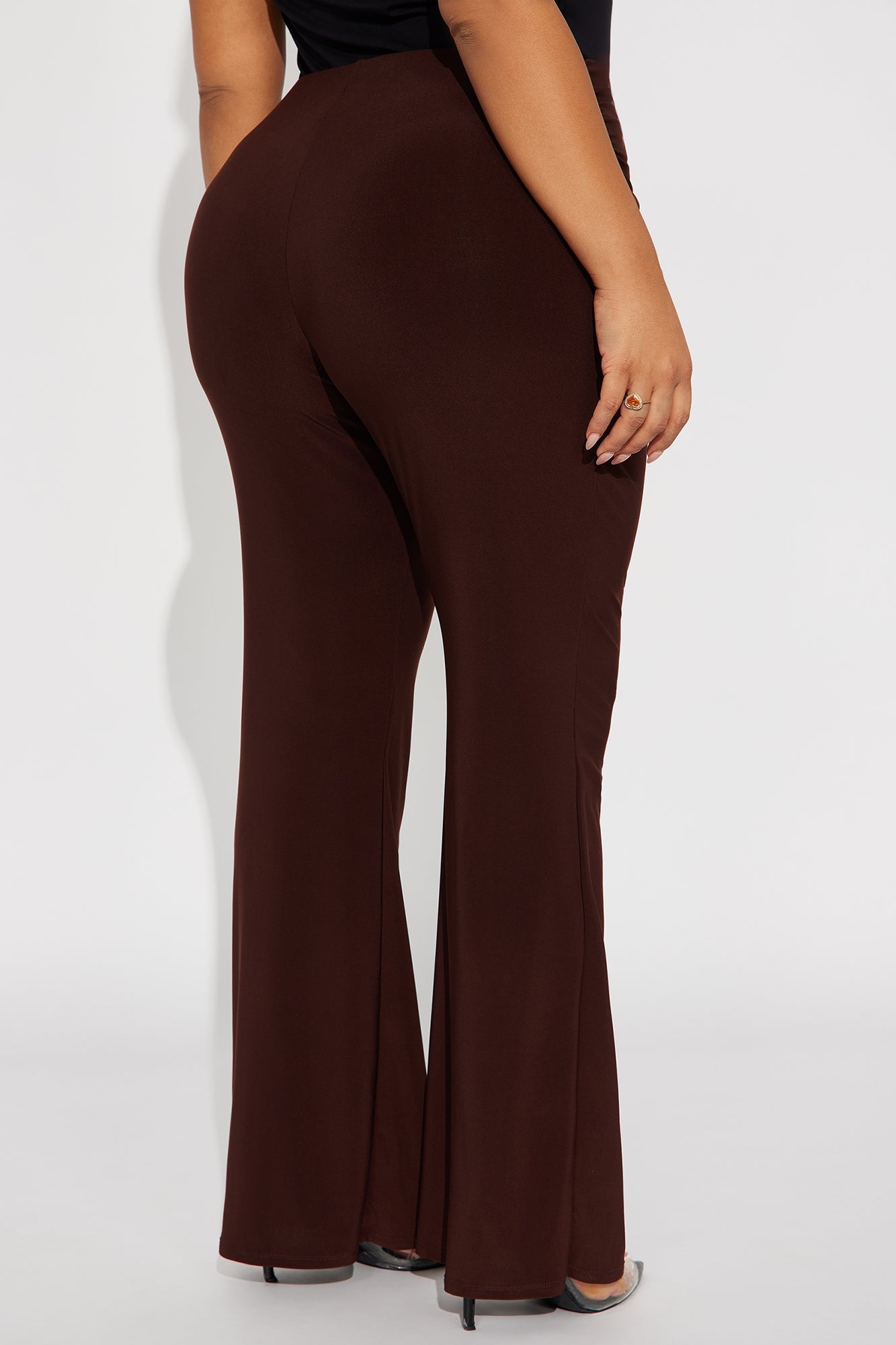 Waiting On You Flare Pant 32″ - Chocolate