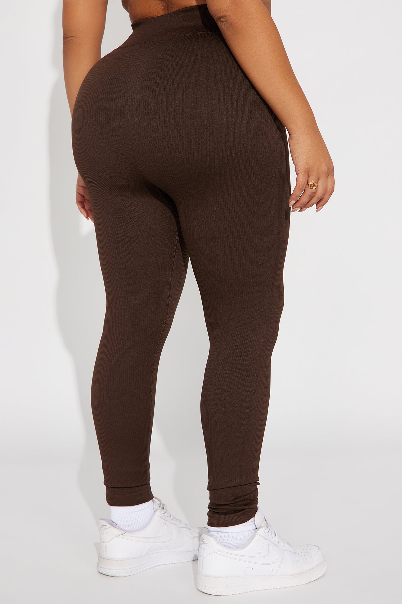 Feel The Burn Active Legging - Chocolate