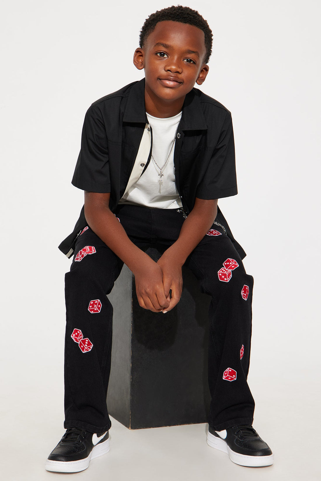 Mini Roll The Dice Skinny Jeans - Black
