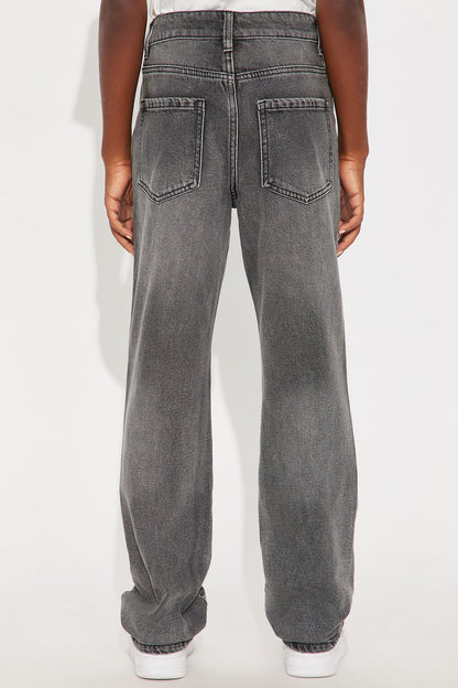 Mini Julian Embossed Skinny Jeans - Dark Wash