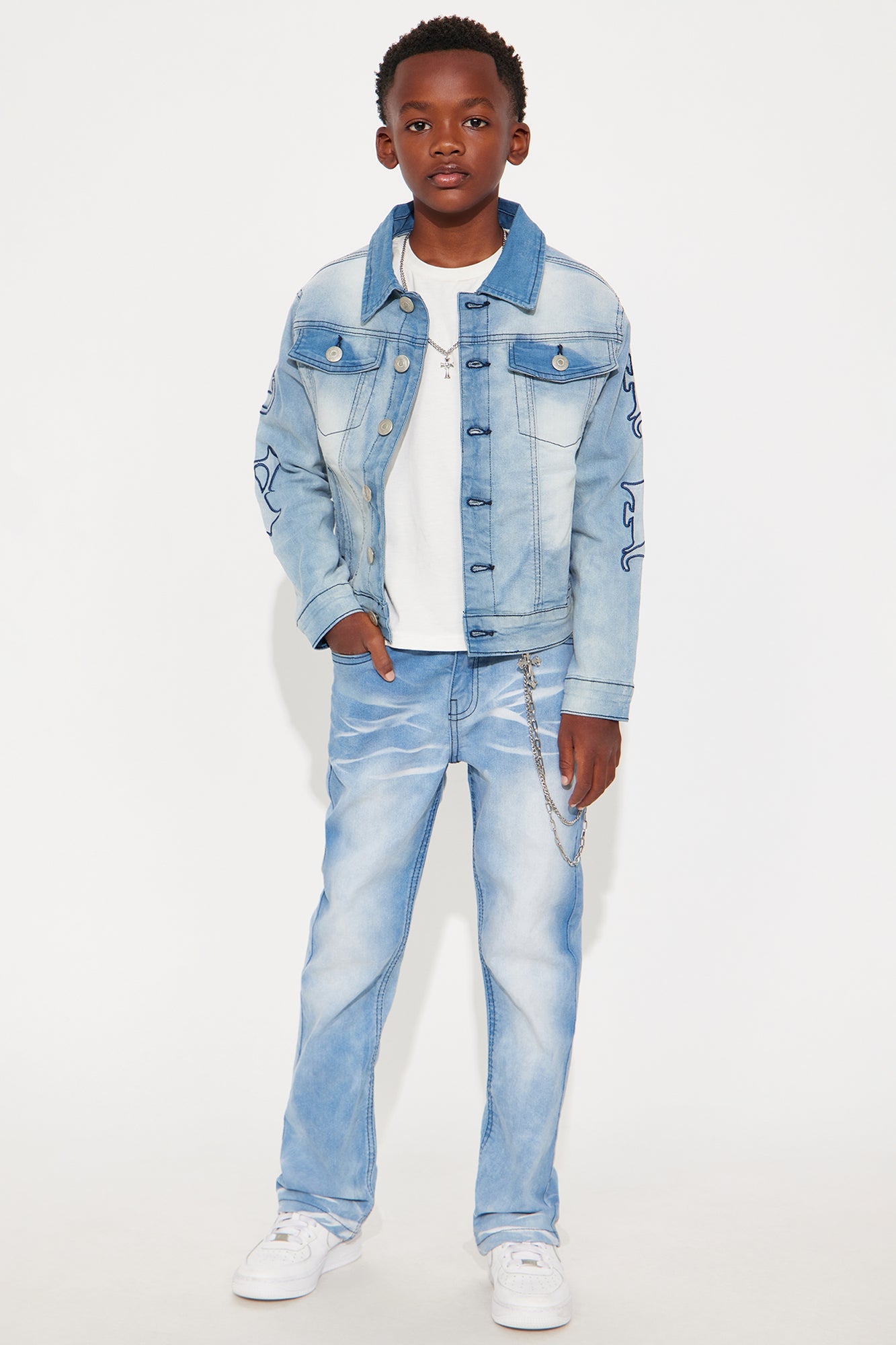Mini Living My Legacy Jeans - Light Blue Wash