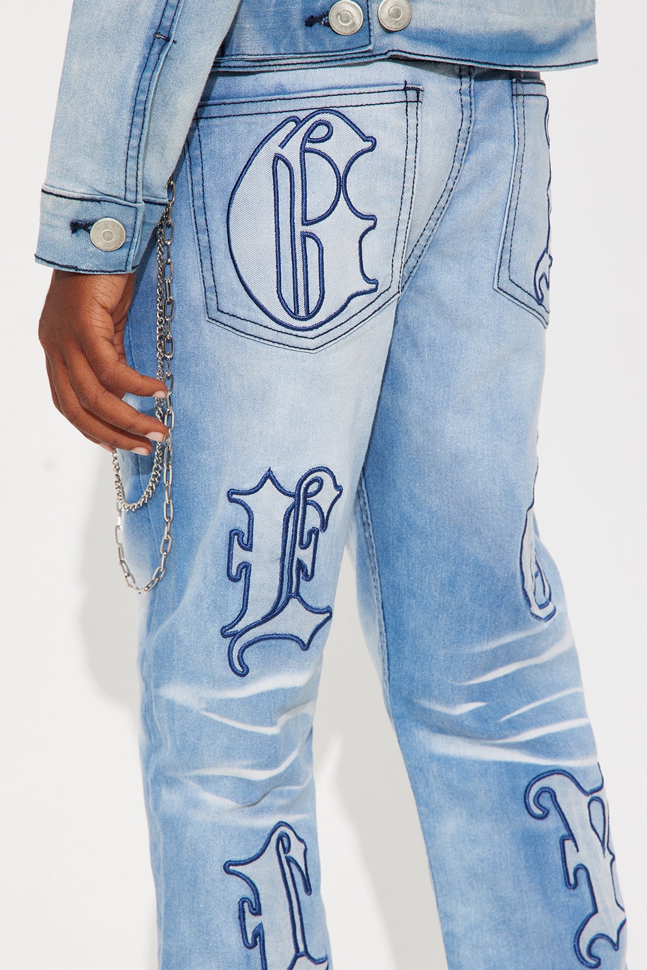 Mini Living My Legacy Jeans - Light Blue Wash