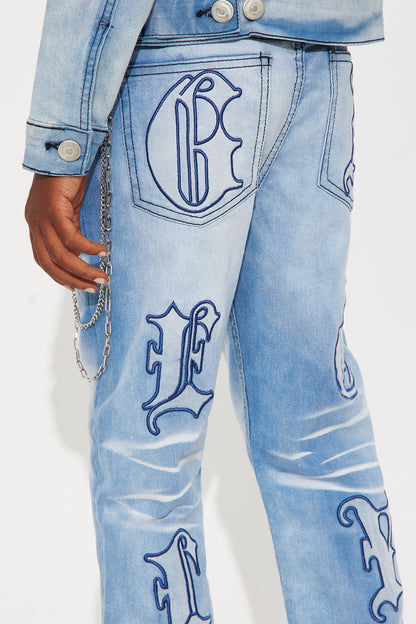 Mini Living My Legacy Jeans - Light Blue Wash