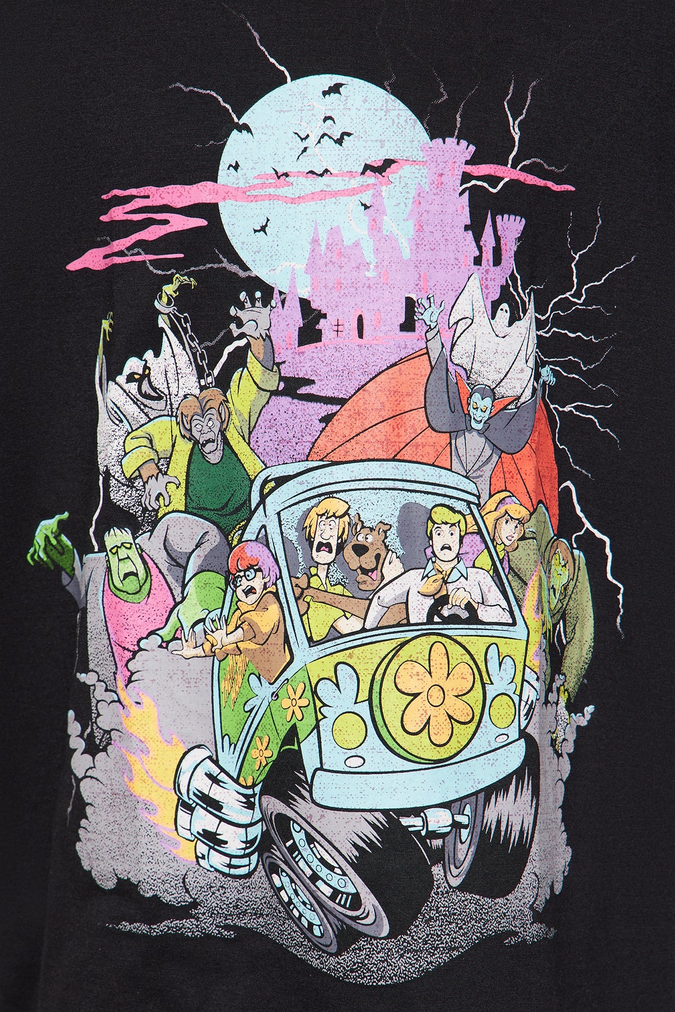 Mini Scooby Doo Gang And Ghouls Short Sleeve Tee - Black