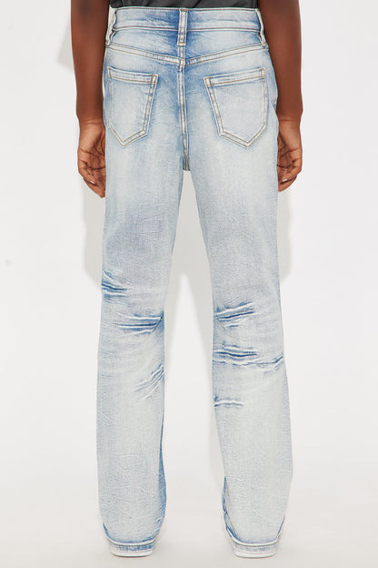 Mini Undercover Slim Stacked Flare Jeans - Medium Blue Wash