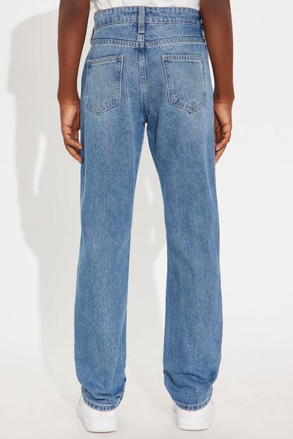 Mini Always Artistic Embellished Slim Jeans - Medium Wash