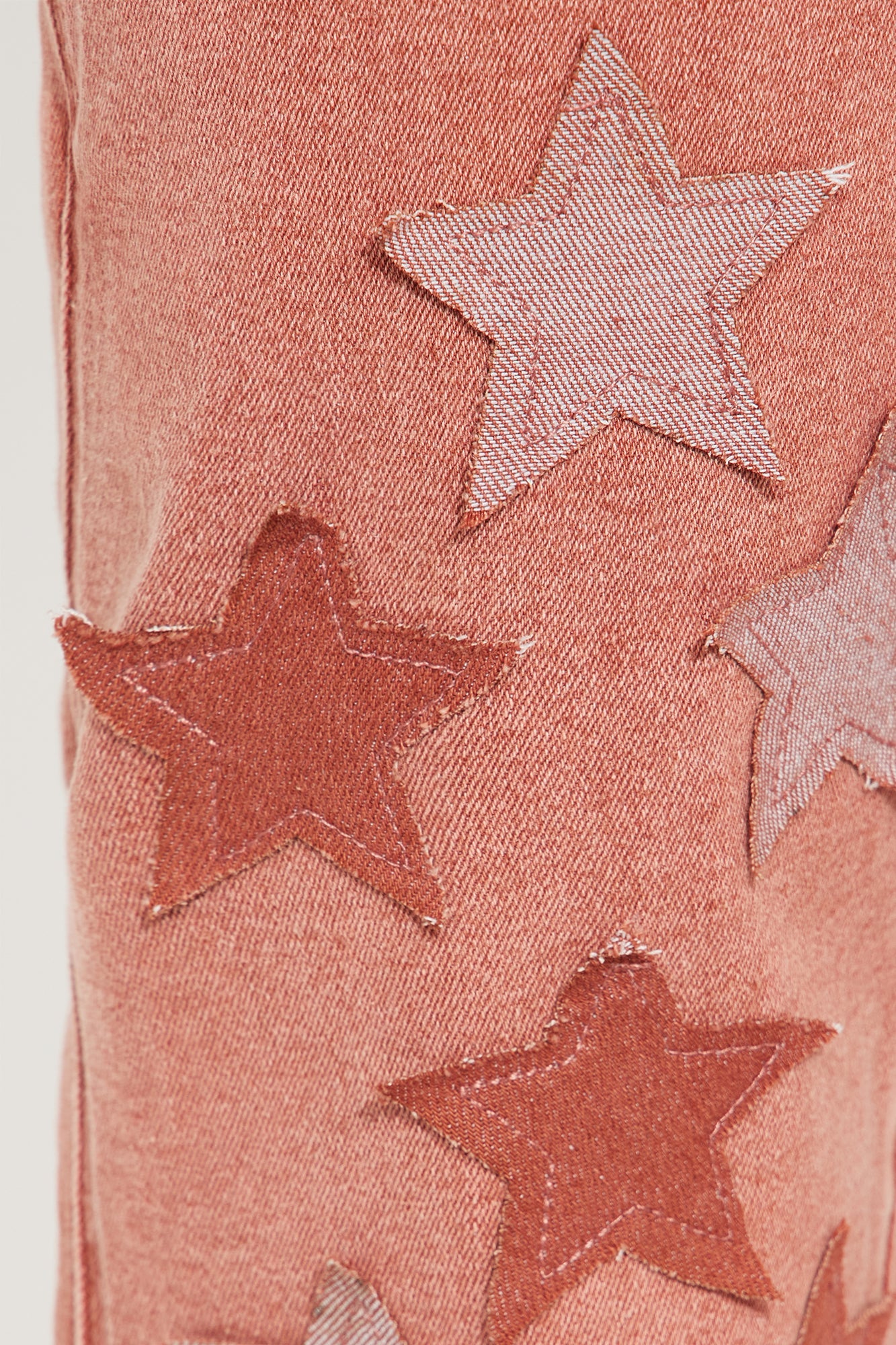 Mini Seeing Stars Skinny Flare Jeans - Rust