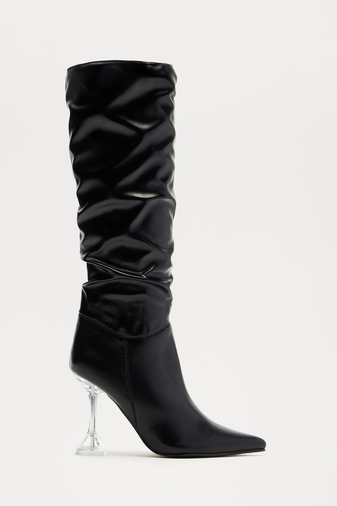 Cyrus Knee High Boots - Black