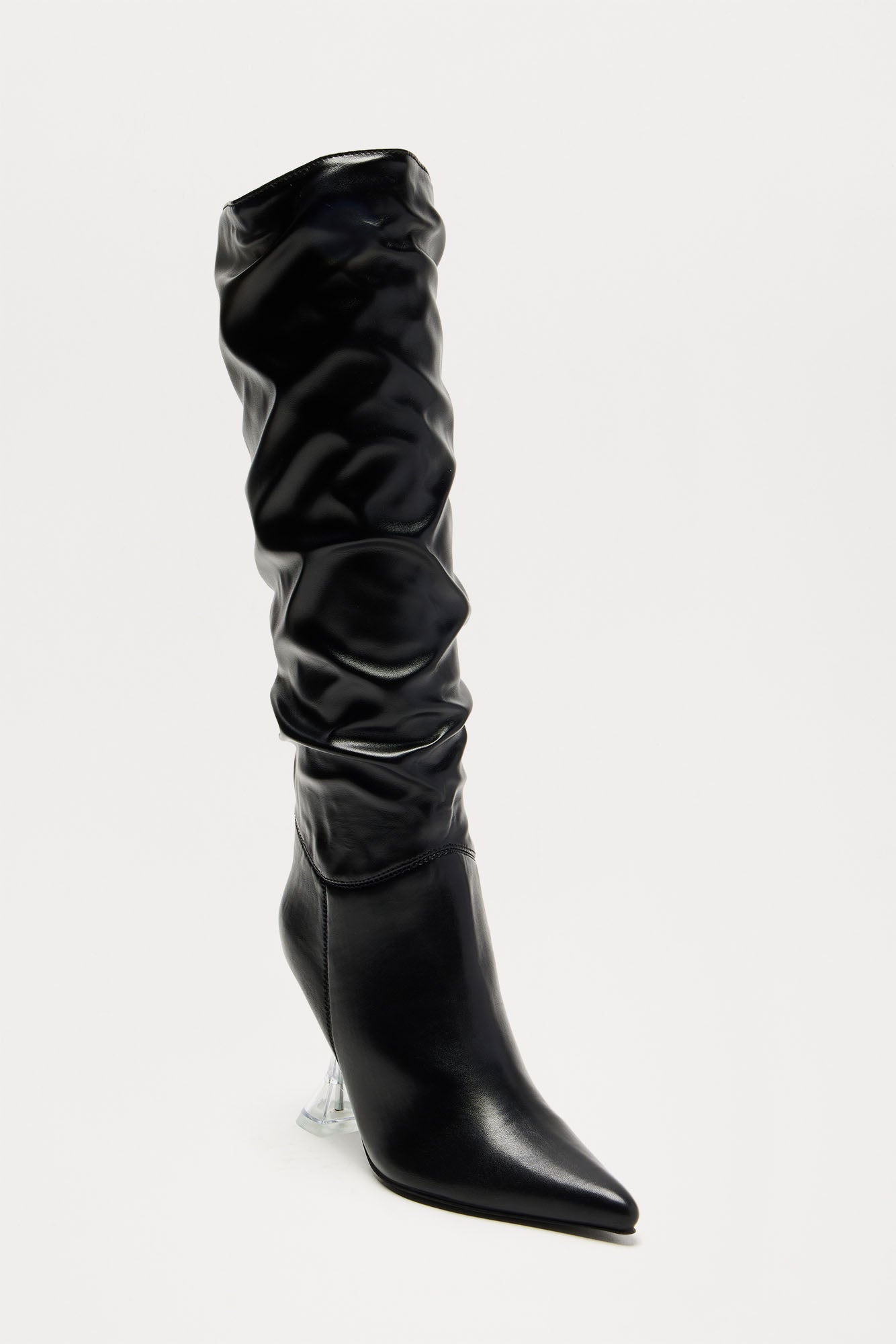 Cyrus Knee High Boots - Black