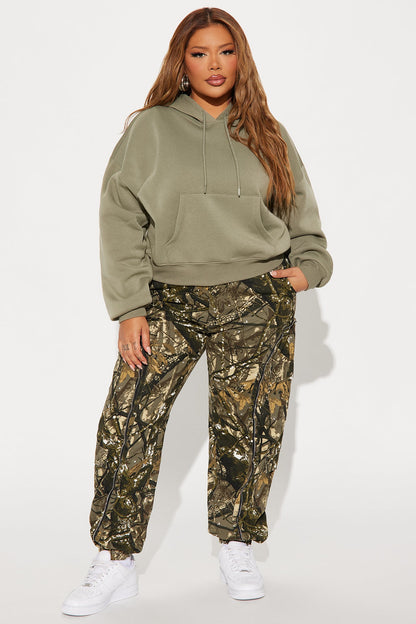 Candice Lounge Hoodie - Olive